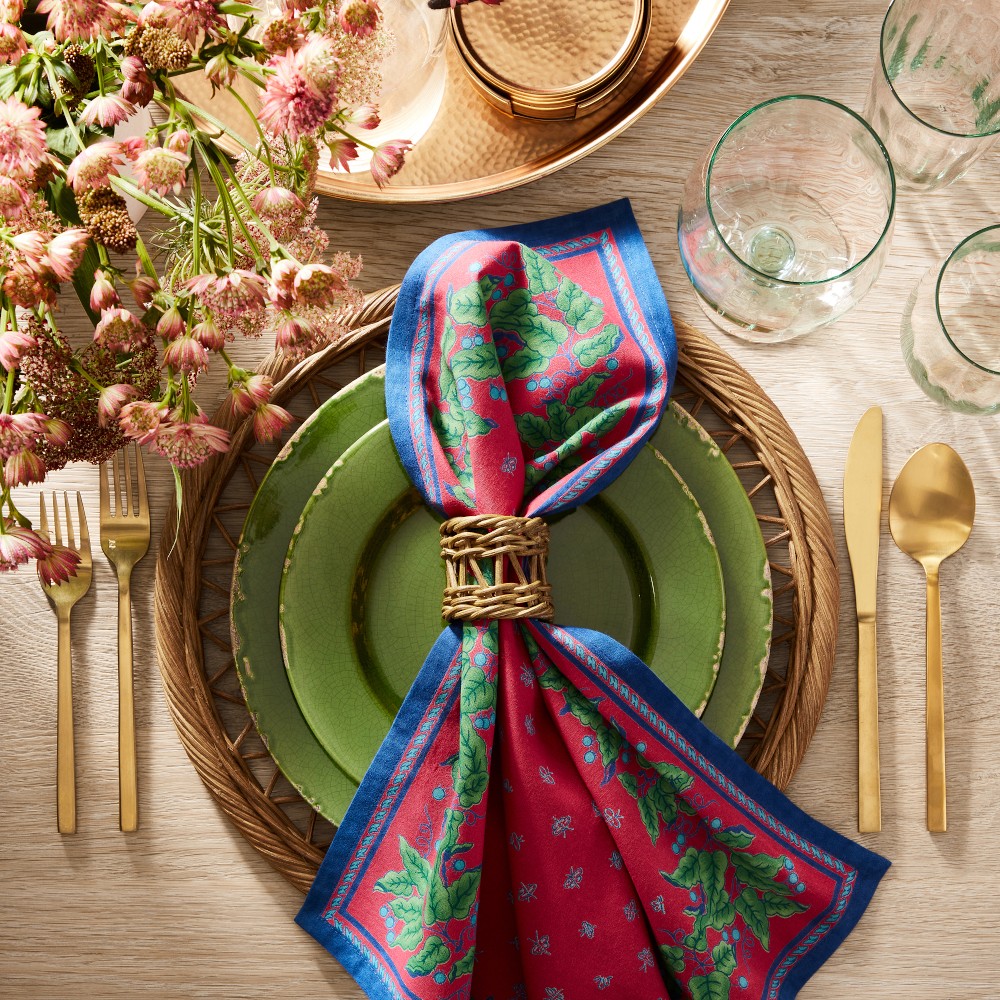 Jakarta Woven Napkin Rings, Set of 4