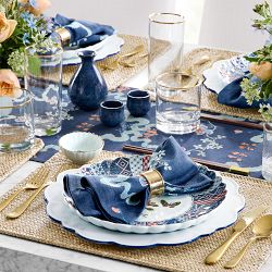 Embroidered Blossom Table Runner