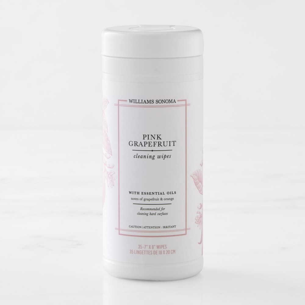 Williams Sonoma Cleaning Wipes, Pink Grapefruit, 35-Count