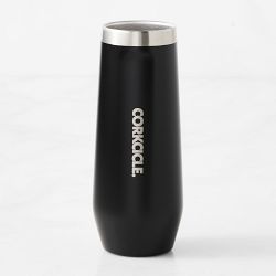 Corkcicle Stemless Champagne Flute, Matte Black