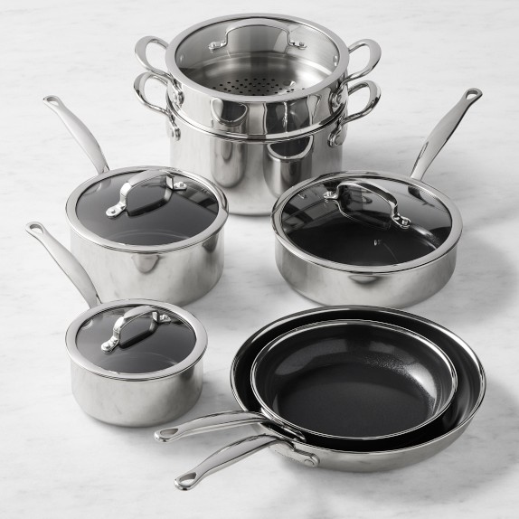 GreenPan™ Premiere Max Stainless-Steel Ceramic Nonstick 11-Piece Cookware Set