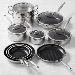 GreenPan Premiere Stainless-Steel Ceramic Nonstick 15-Piece Cookware Set