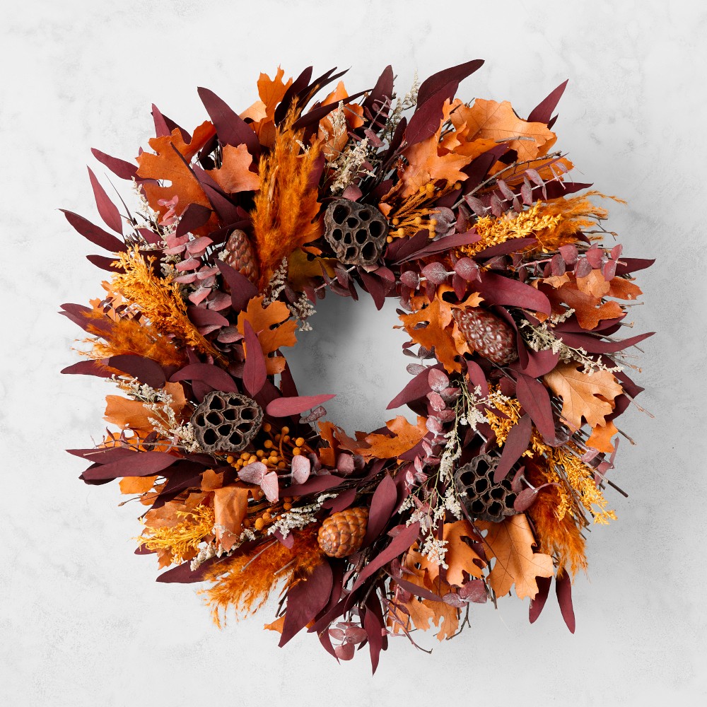 Autumn Protea Wreath