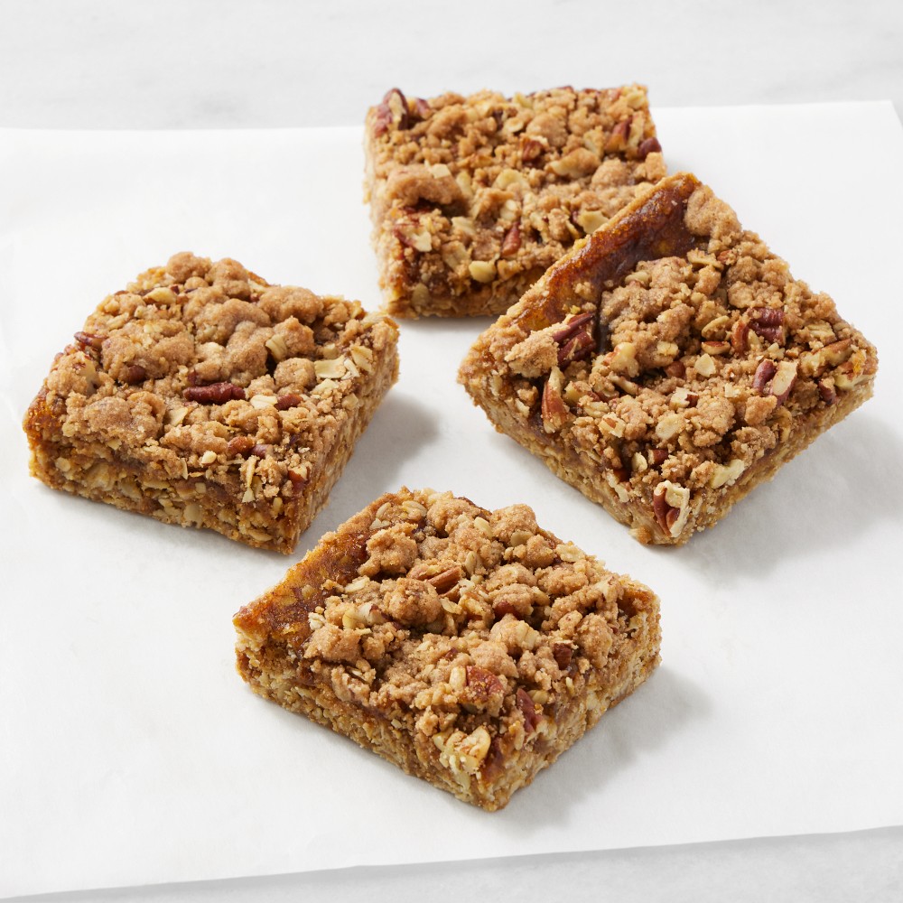 Pecan Pumpkin Butter Oat Squares