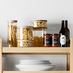 Hold Everything Stackable Glass Canister