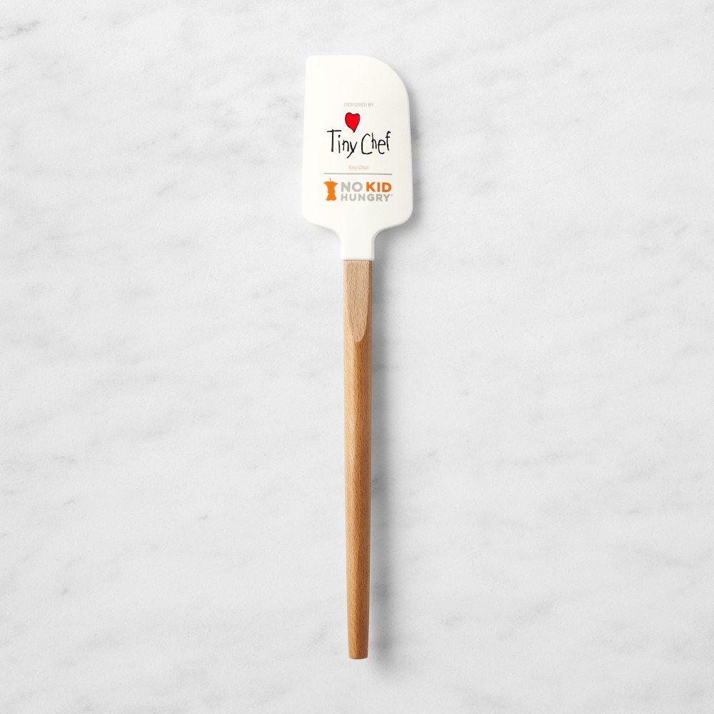 No Kid Hungry&#174; Tools for Change Silicone Wood Spatula, Tiny Chef