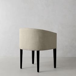 Chestnut Upholstered Dining Armchair