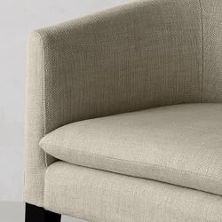 Chestnut Upholstered Dining Armchair