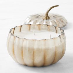 Williams Sonoma Pumpkin Spice Figural Candle, Large