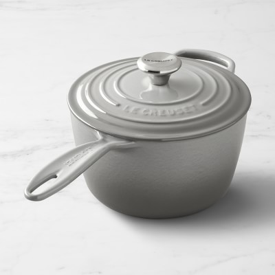 Le Creuset Signature Enameled Cast Iron Saucepan, 2 1/4-Qt., French Grey