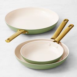 GreenPan™ Reserve Ceramic Nonstick Fry Pans, Set of 3, Sage