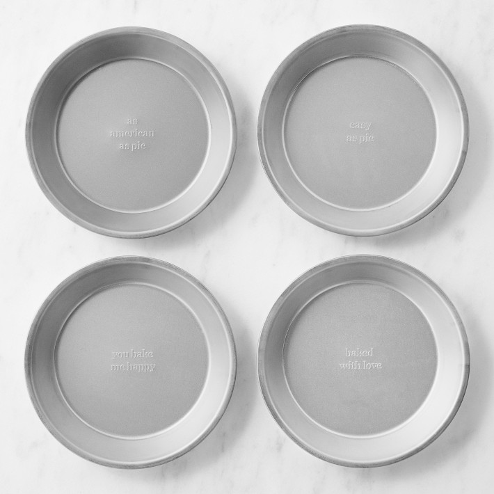 Williams Sonoma Embossed Metal Pie Tins, Set of Williams Sonoma - Main Image