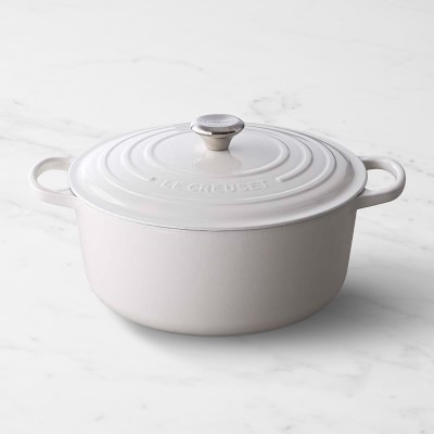 Le Creuset Signature Enameled Cast Iron Round Dutch Oven, 9-Qt., White