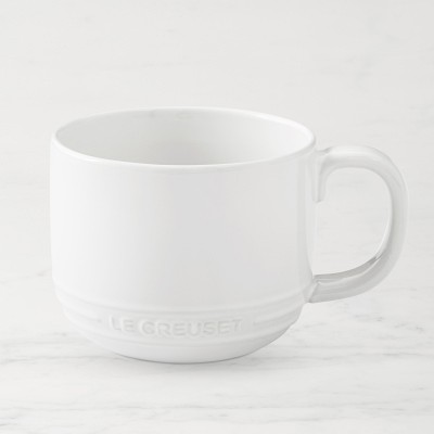 Le Creuset San Francisco Coupe Mug, Set of 4, White