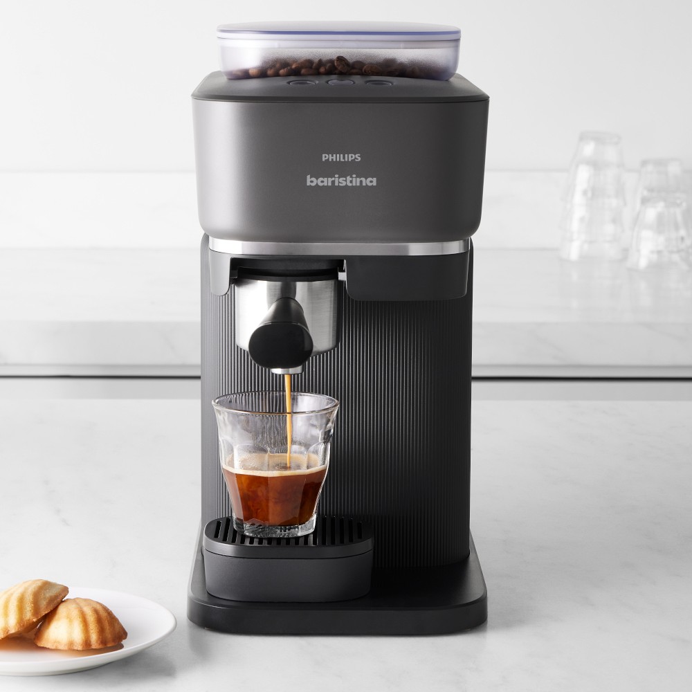 Philips Baristina Espresso Machine with Milk Frother - Black