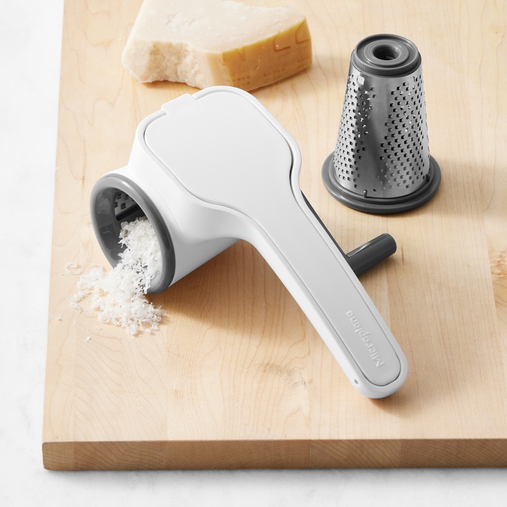 Microplane® Dual Blade Rotary Grater, White