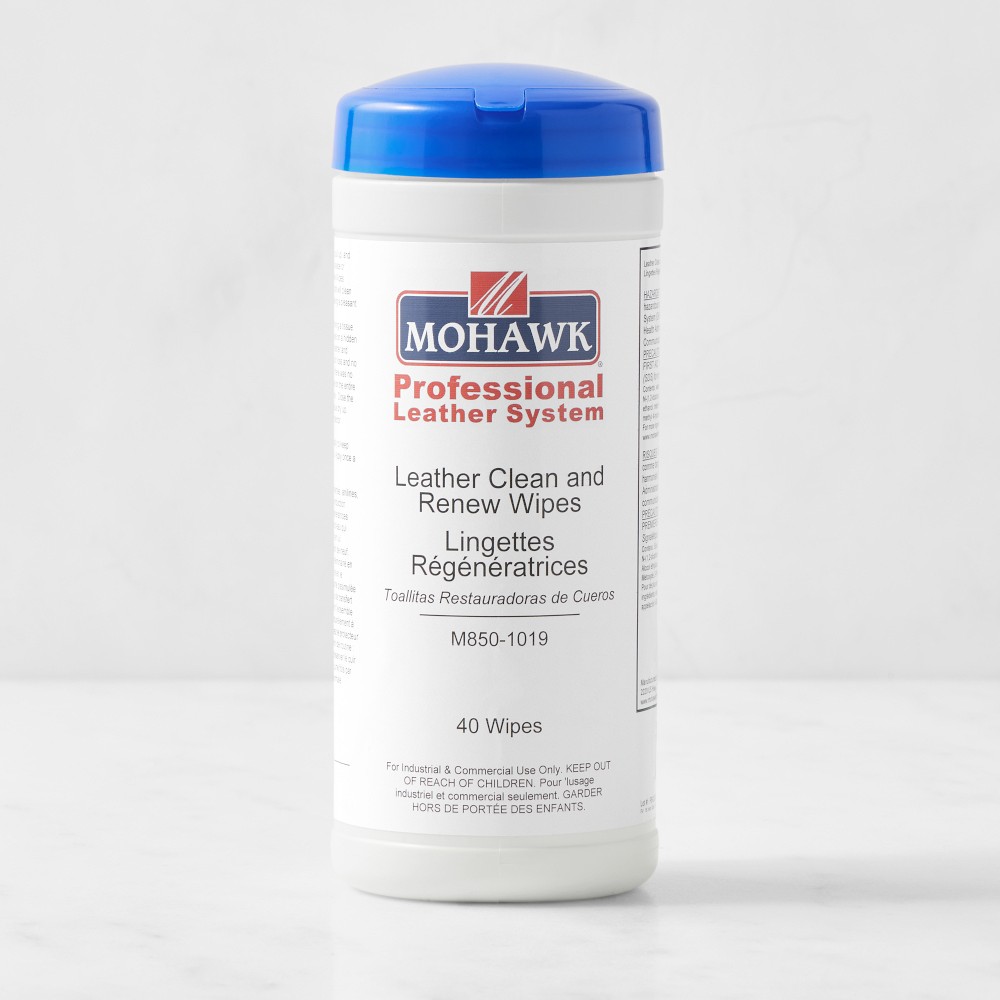Leather Clean and Renew Wipes: 40 Count Sheets