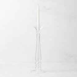 Glass Taper Candleholder, Tall