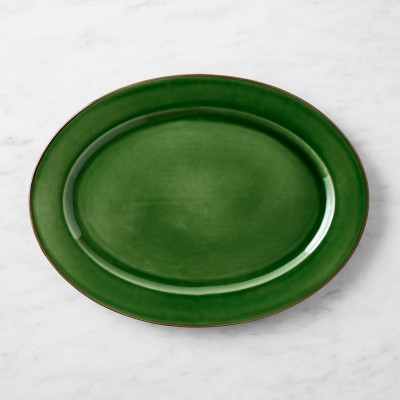 Proven&#231;al Oval Platter, Green