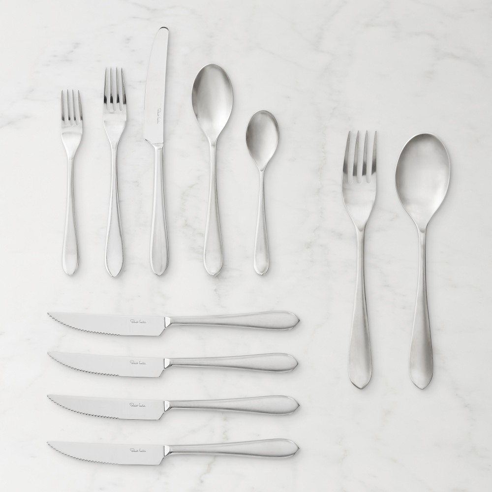 Robert Welch Flute Flatware Sets - Satin