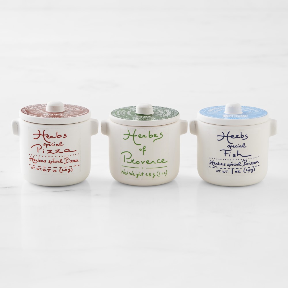 Assorted Seasoning Crock Set