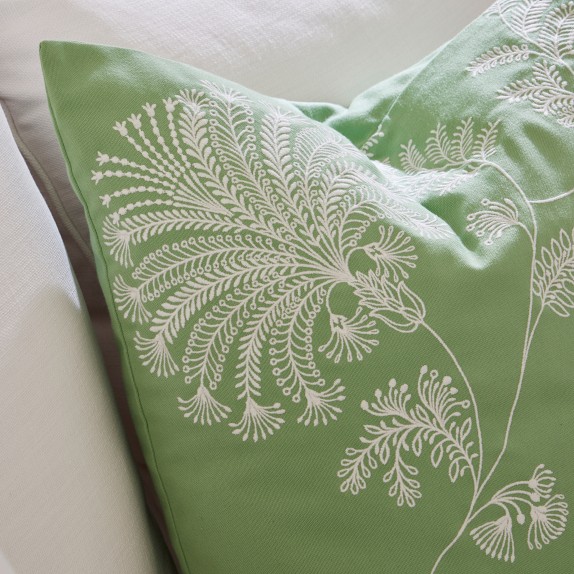AERIN x Williams Sonoma Home Jane Outdoor Embroidery Pillow Cover