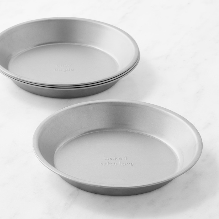 Williams Sonoma Embossed Metal Pie Tins, Set of Williams Sonoma