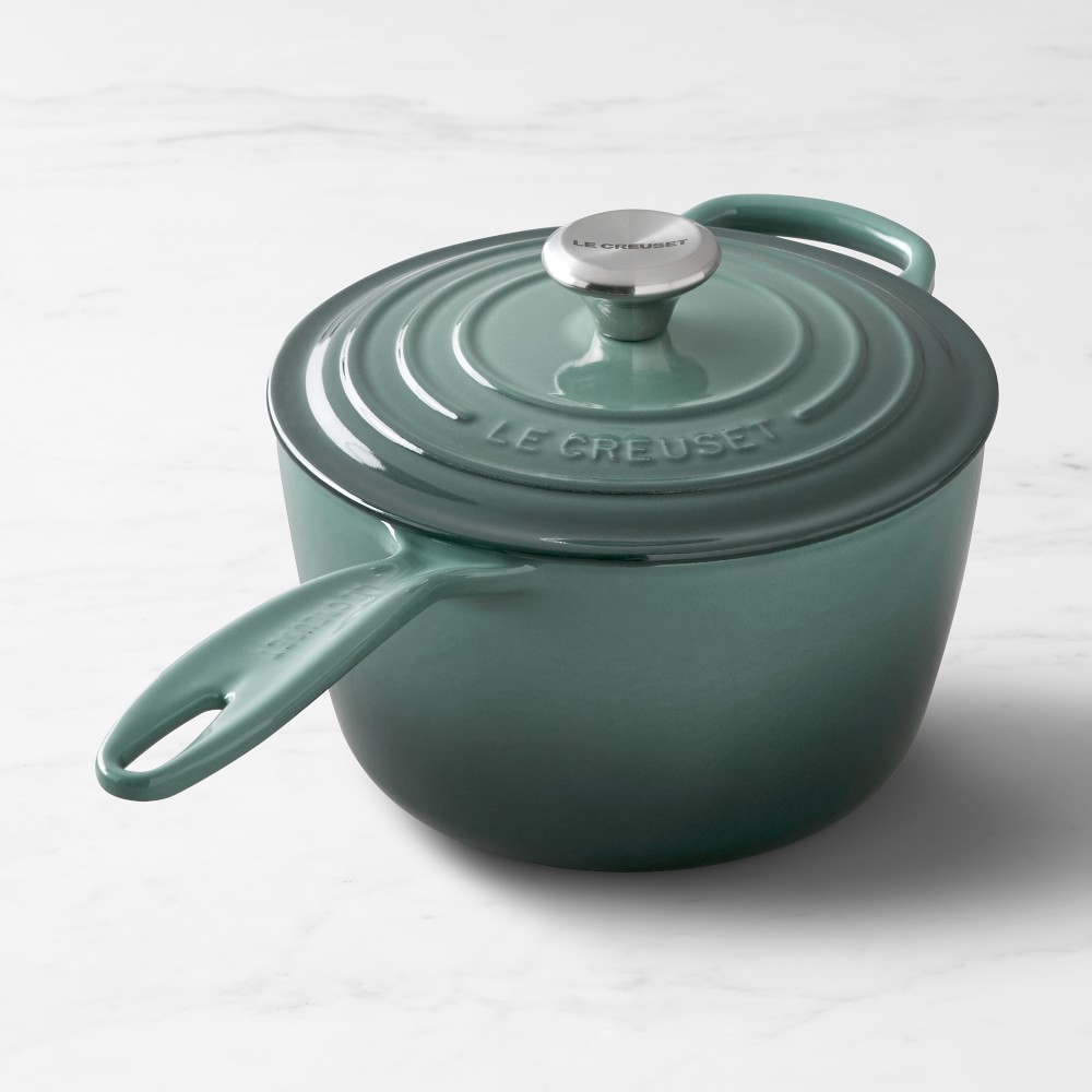 Le Creuset Signature Enameled Cast Iron Saucepan - 2 1/4-Qt., Ocean