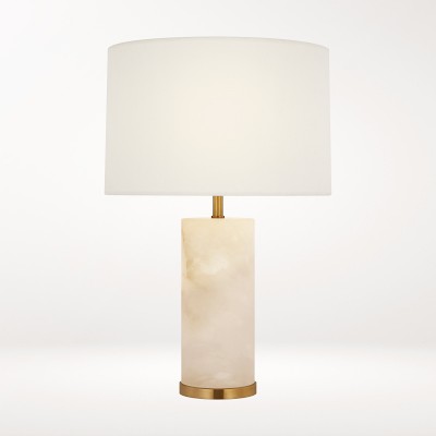 Lineham 16&quot; Cordless Accent Lamp, Alabaster