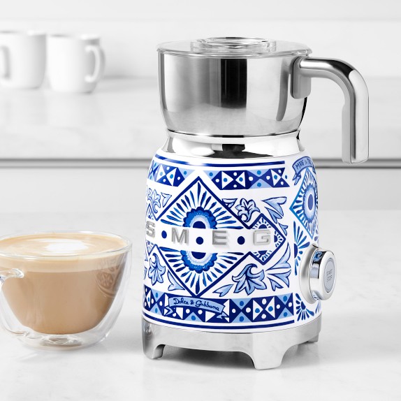 SMEG Dolce & Gabbana Milk Frother, Blu Mediterraneo