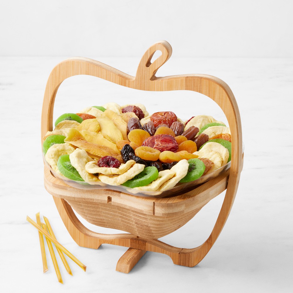 Bonnie & Pop Dried Fruits Apple Tray Basket, Medium