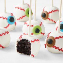 Chocolate Eyeballs Cake Pops, Set of 8