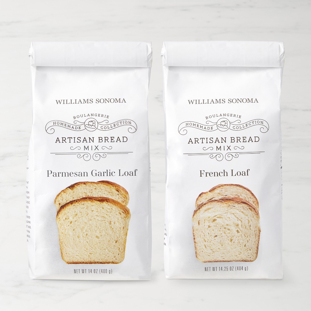 Williams Sonoma Artisan French Bread & Parmesan Garlic Bread Mix Set