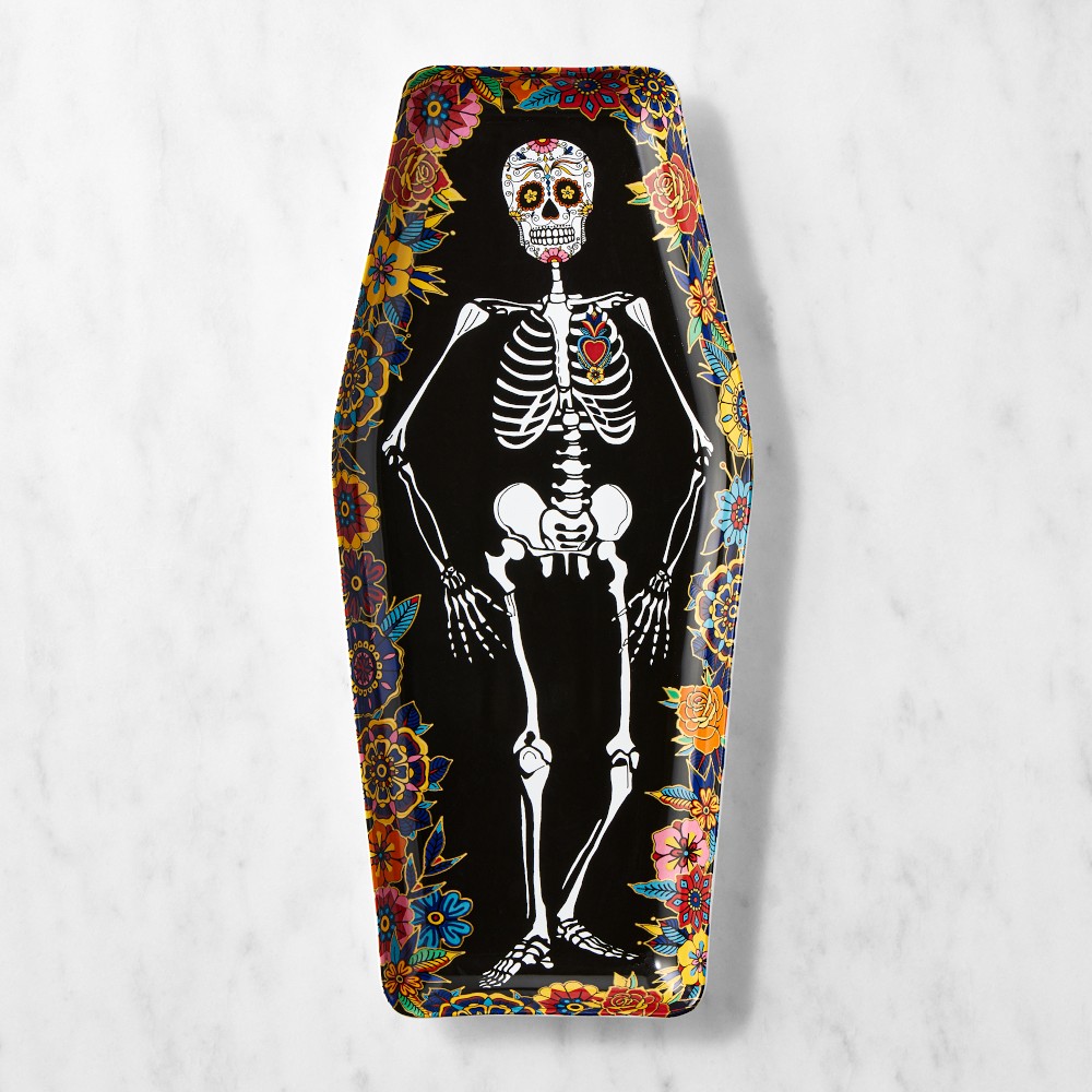 Day of the Dead Skeleton Platter