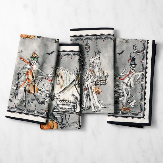 Haunted Hosts Napkins, Set of 4