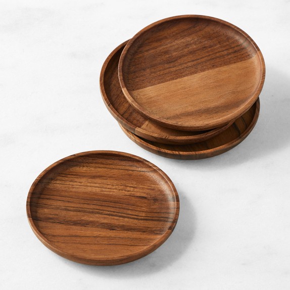 Acacia Coasters, Set of 4
