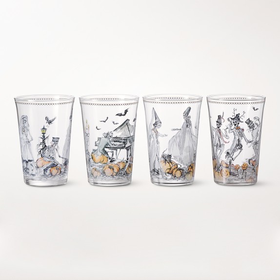 Haunted Hosts Tumblers 9-oz, Set of 4