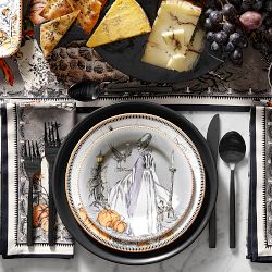 Haunted Hosts Appetizer Plates, Set of 4