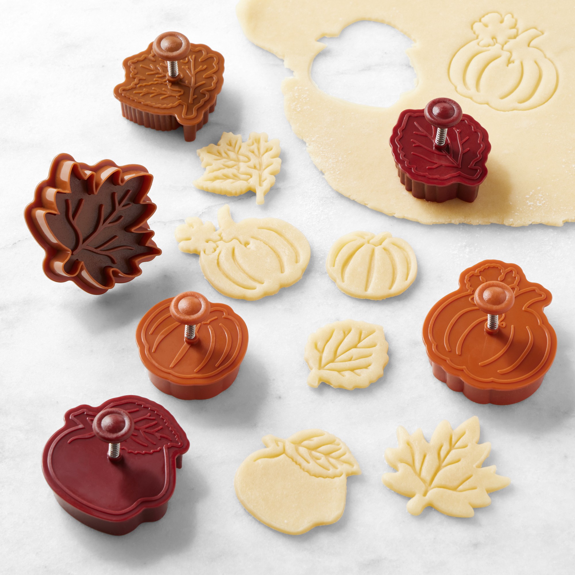 Williams Sonoma Fall Pie Punches, Set of 6