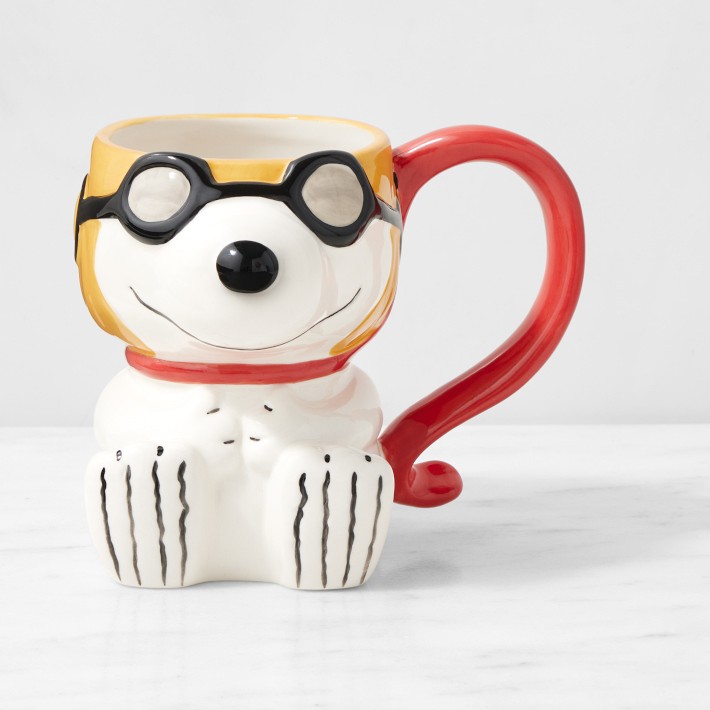 PEANUTS x Williams Sonoma Halloween Snoopy Figural Mug | Williams