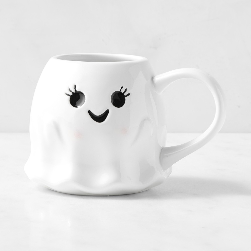 Happy Ghost Figural Mug, Single