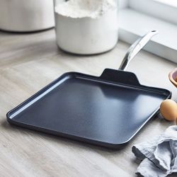 GreenPan&#8482; Premiere Max Hard Anodized Ceramic Nonstick Square Griddle, 11&quot;