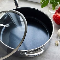 GreenPan&#8482; Premiere Max Stainless-Steel Ceramic Nonstick Covered Saute Pan