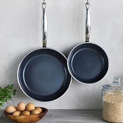 GreenPan&#8482; Premiere Max Stainless-Steel Ceramic Nonstick Fry Pan Set