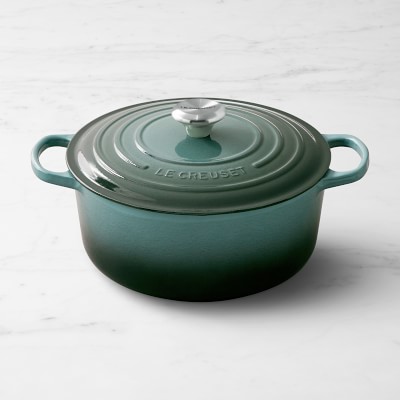 Le Creuset Signature Enameled Cast Iron Round Dutch Oven, 7 1/4-Qt., Ocean