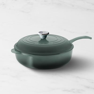 Le Creuset Signature Enameled Cast Iron Deep Saut&#233; Pan, 4 1/4-Qt., Ocean