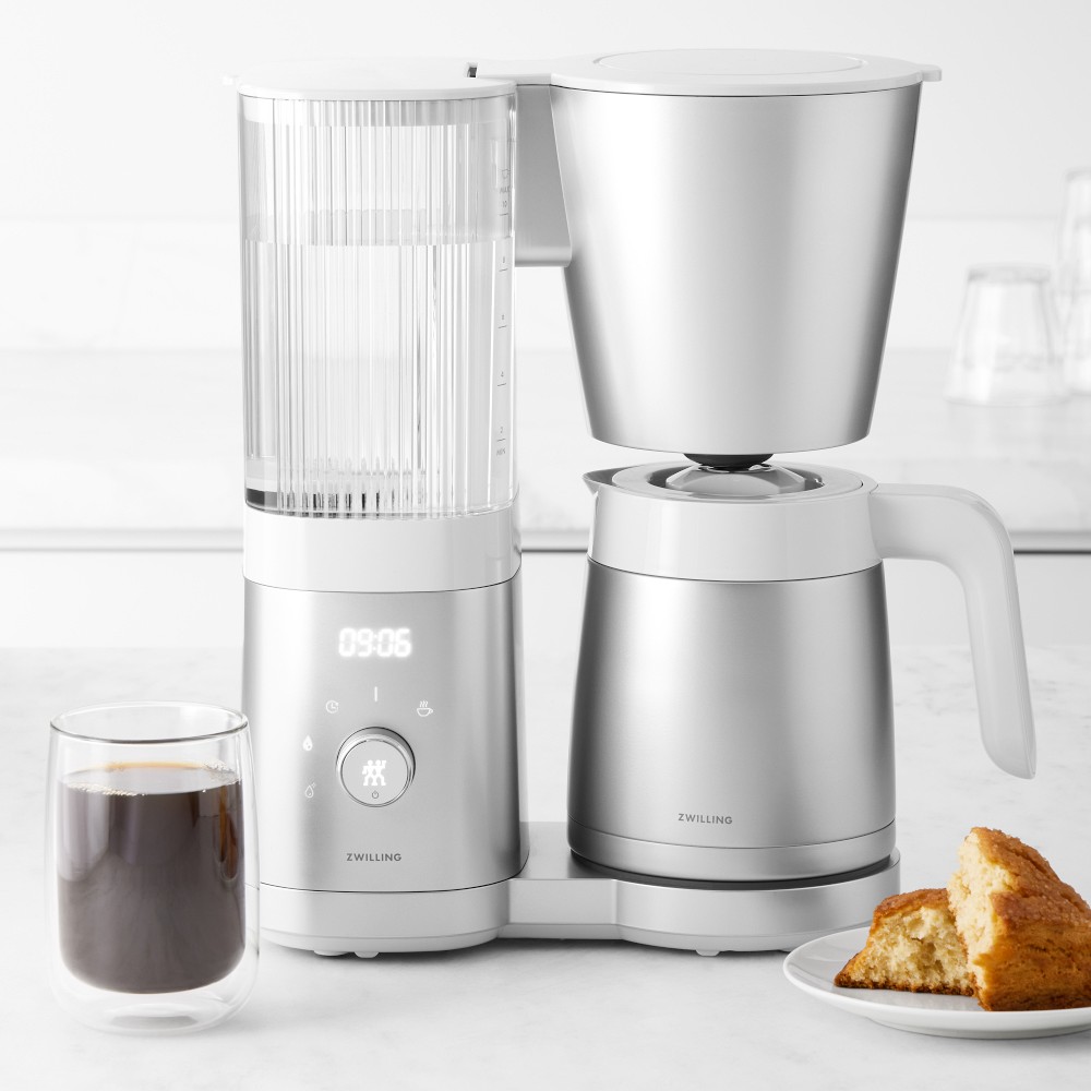 Zwilling Enfinigy Drip Coffee with Thermal Carafe, Silver