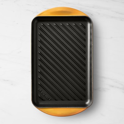 Le Creuset Enameled Cast Iron Skinny Grill, Nectar