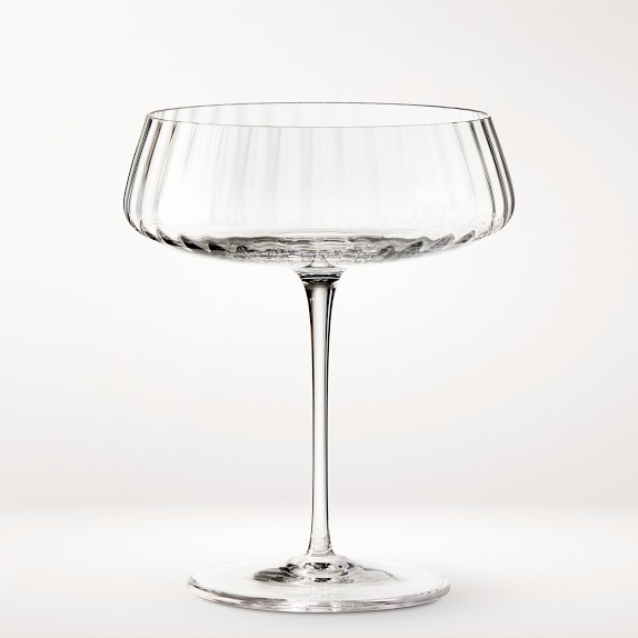 Williams Sonoma Reserve Optic Coupe Glasses