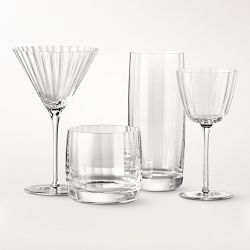 Williams Sonoma Reserve Optic Glassware Collection